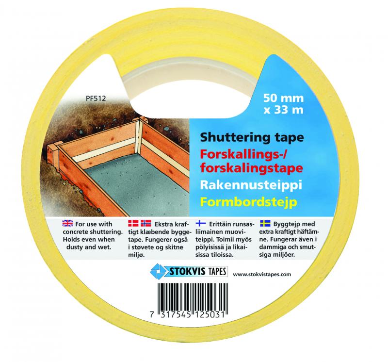 Formbordstejp 50mm x 33m