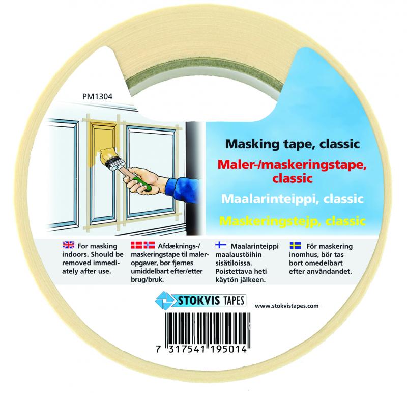 Maskeringstape 19mm x 50m