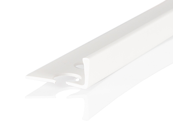 Kakellist L-Profil Plast Vit 10mm