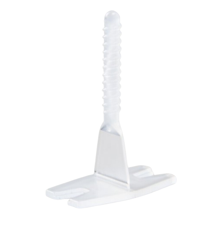 Nivåskruv 1,5mm 2000pack (transparent)