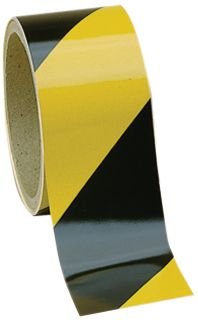 Fasadskyddstejp Gul/Svart Elastisk 50mm x 33m