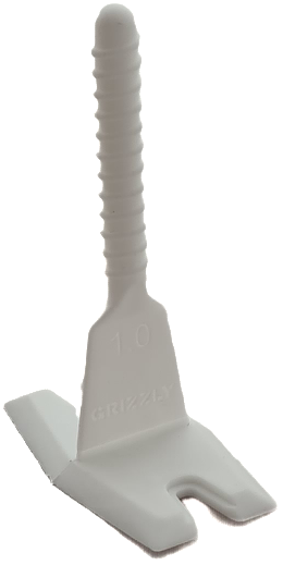 Nivåskruv 1mm 2000pack (vit)