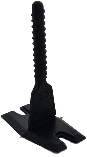 Nivåskruv 2mm 2000pack (svart)