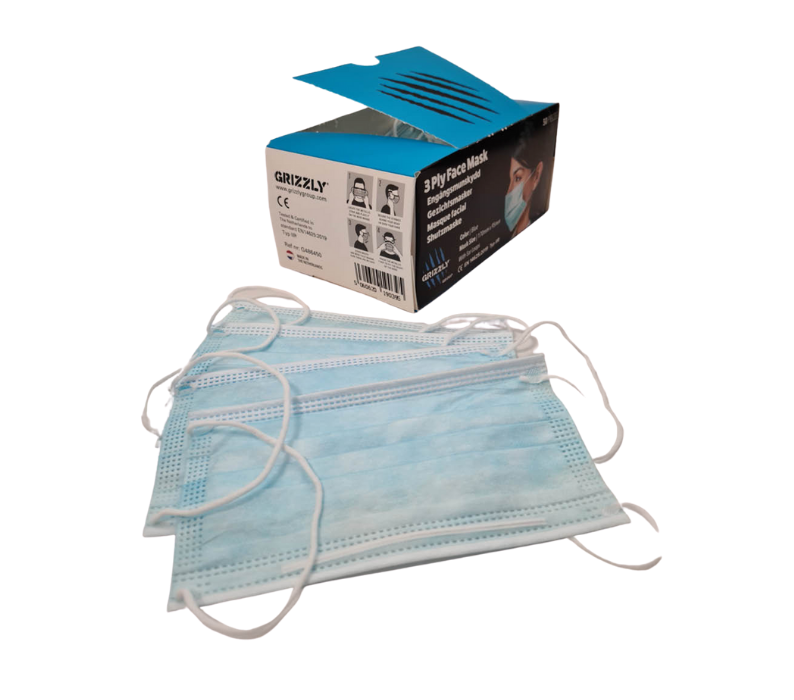 Grizzly Ansiktsmask Typ IIR - 50-pack