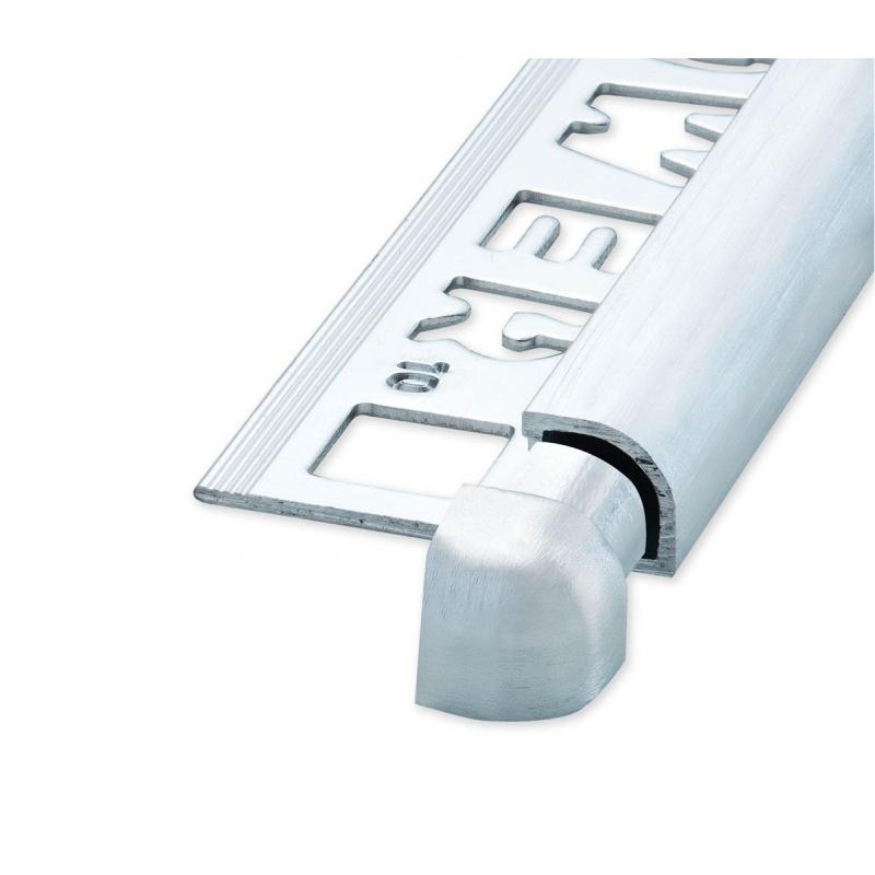 NOZOX Rund Ytterhörn Alu Borstad Silver 8mm 2pcs