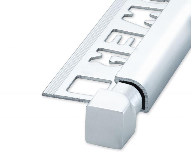 NOZOX Rund Innehörn Alu Blank Silver 6mm 2pcs