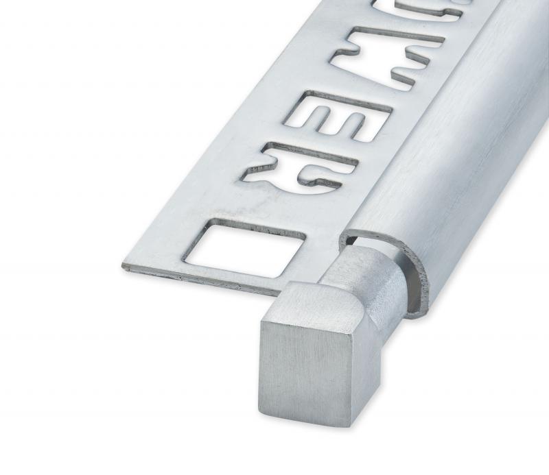 NOZOX Rund Innehörn Rostfri Borstad 10mm 2pcs