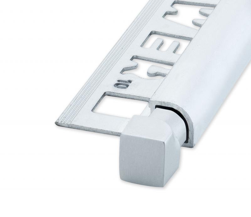 NOZOX Rund Innehörn Alu Matt Silver 10mm 2pcs