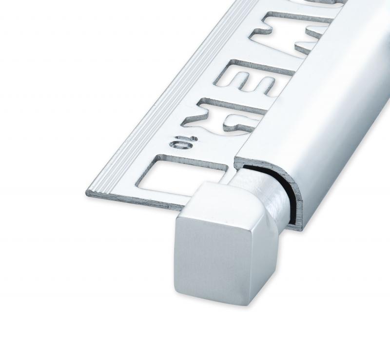 NOZOX Rund Innehörn Alu Blank Silver 10mm 2pcs