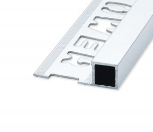 QUBOX Fyrkant Alu Blank Silver 6x2500mm