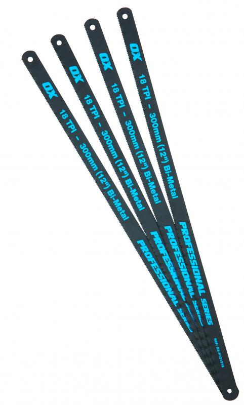 Pro Bågfilsblad 300 mm 18TPI 4-pack