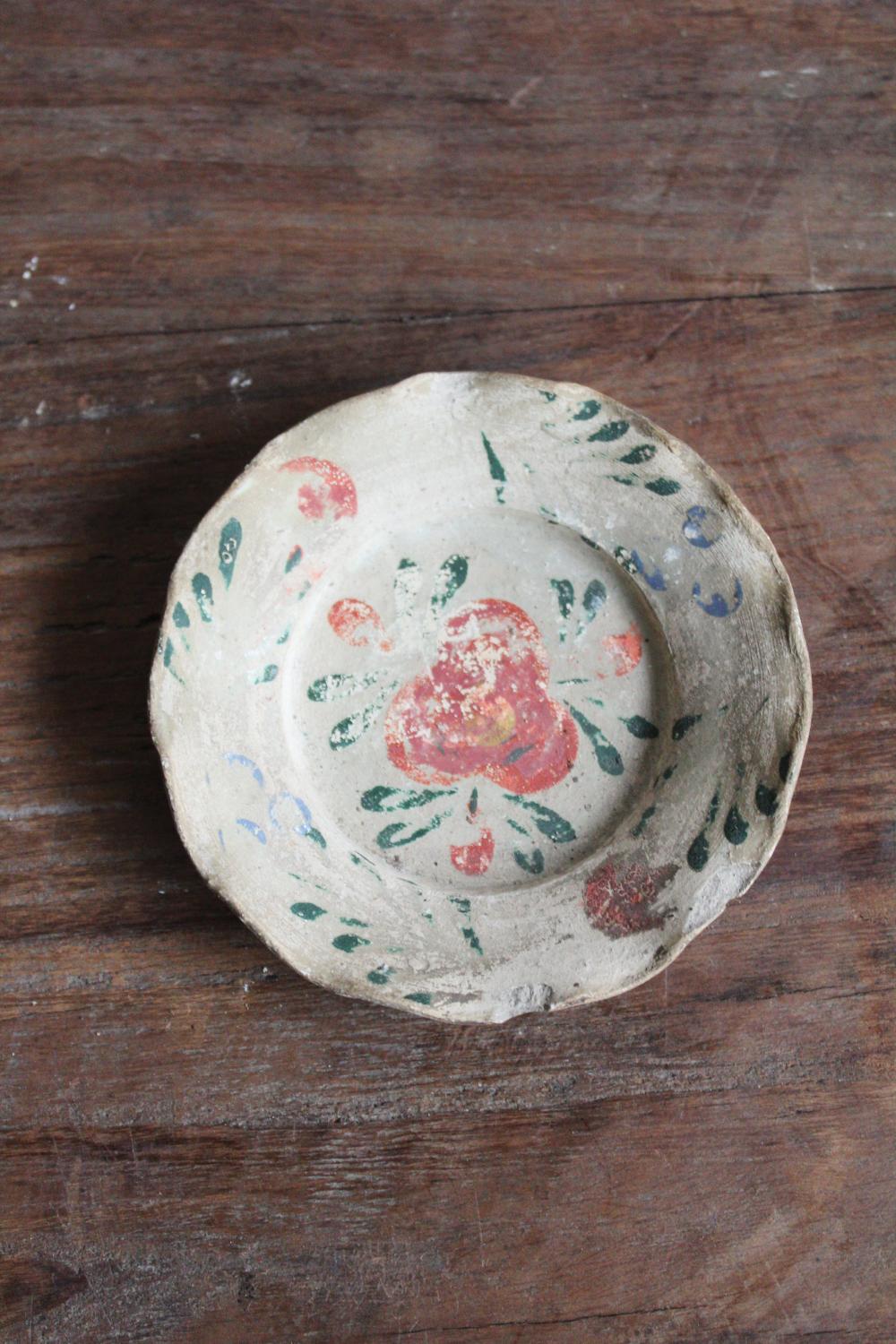 Keramikskål Beige/blommig Mini