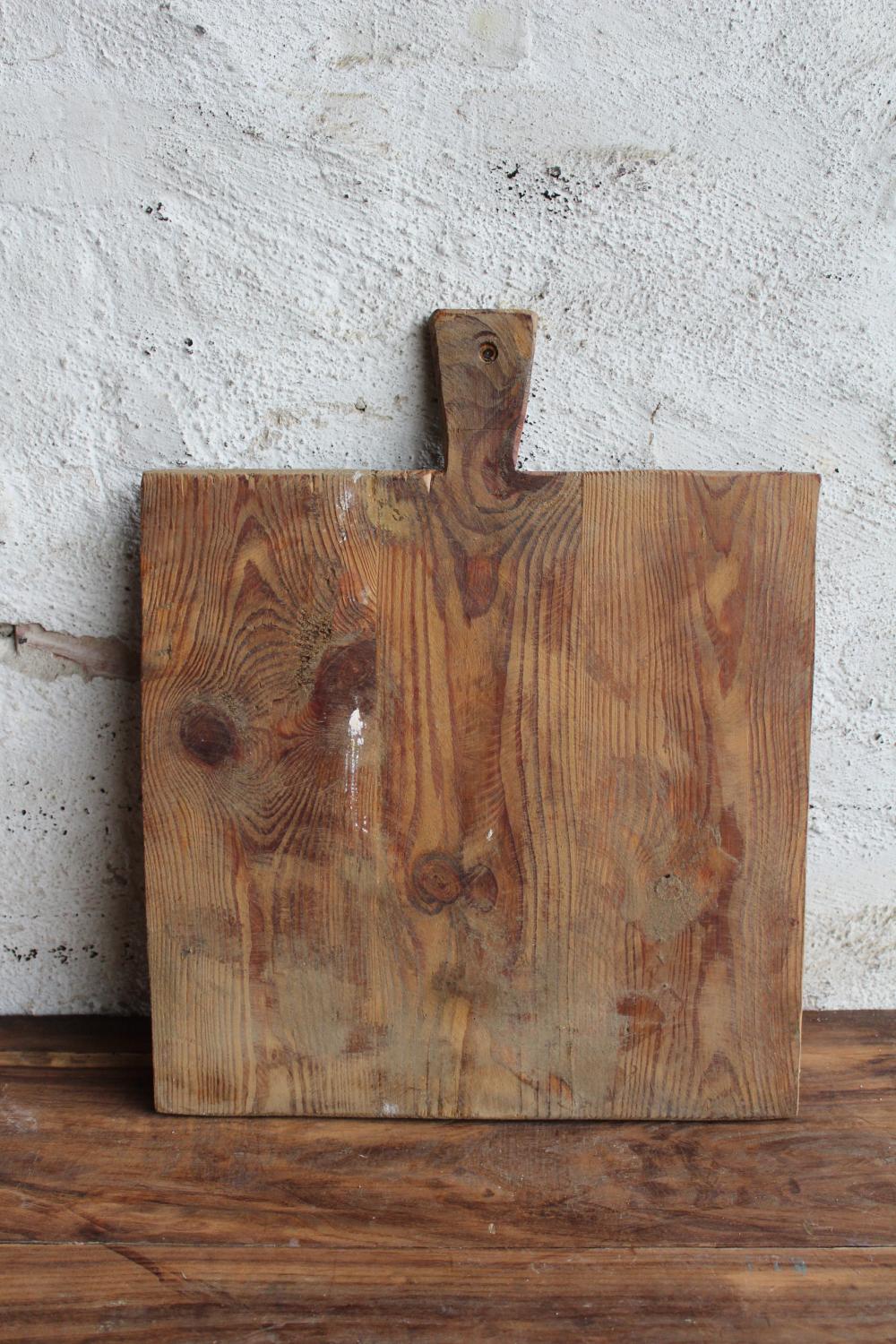 Vintage cutting board in light wood large