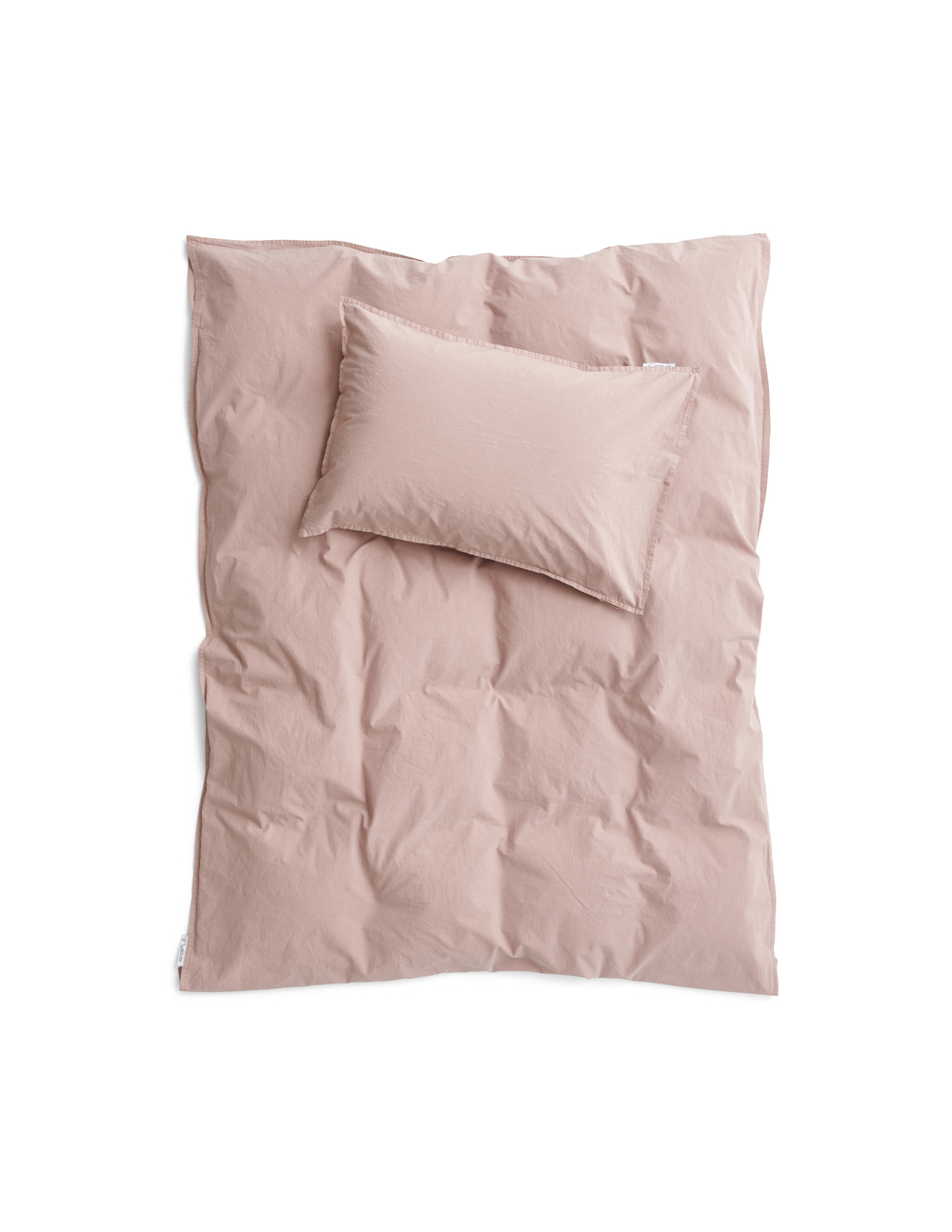 Baby Duvet Cover Crinkle Rose Taupe