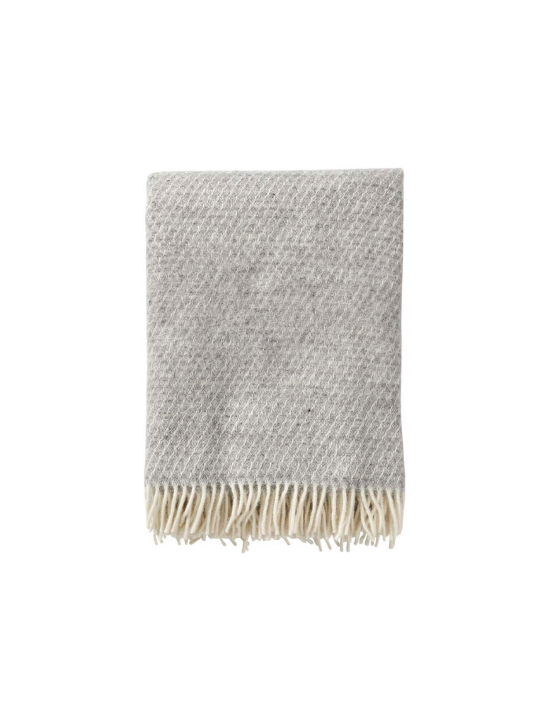 Fade Grey Melange Wool Blanket
