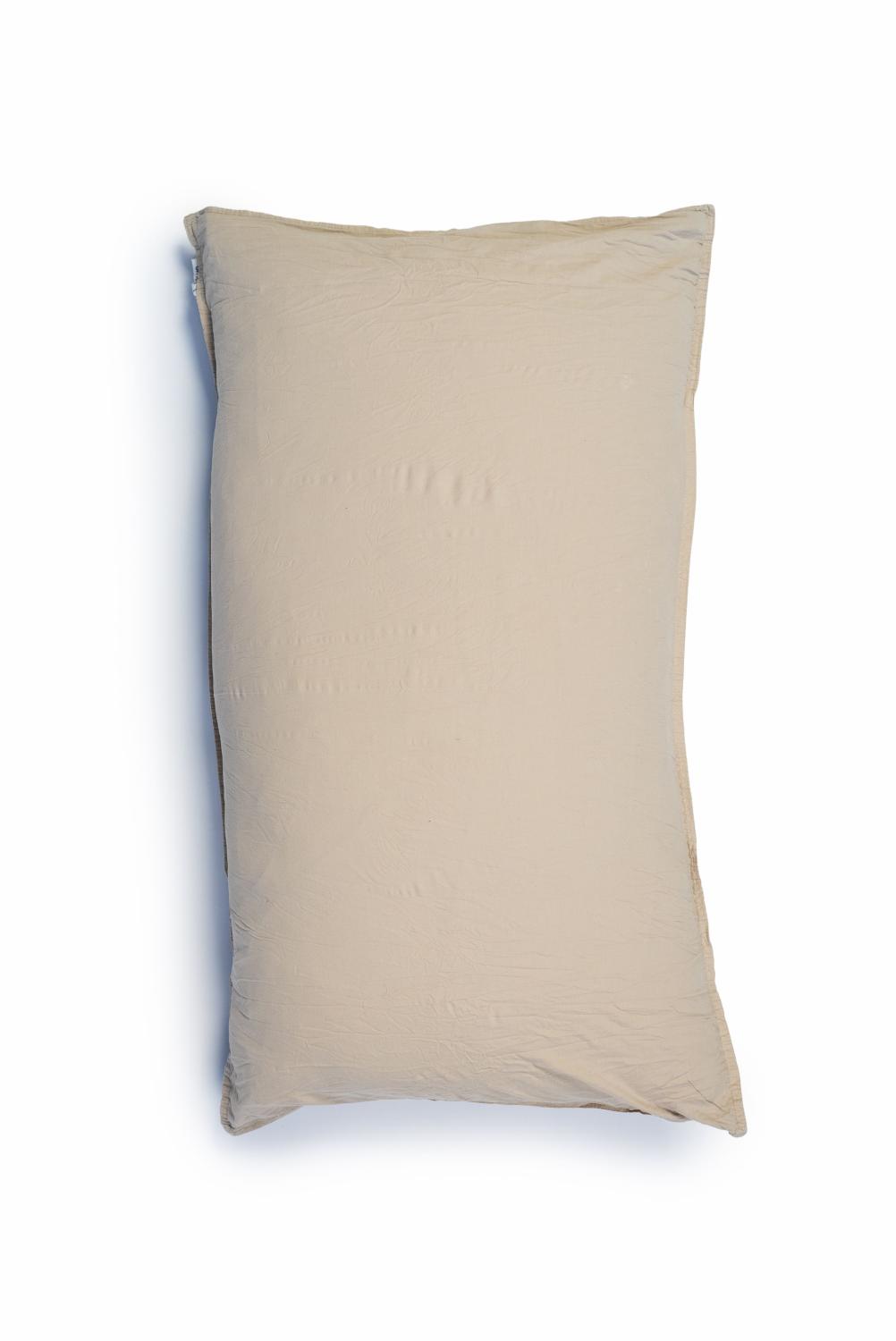 50x90cm Pillowcase Crinkle Sand