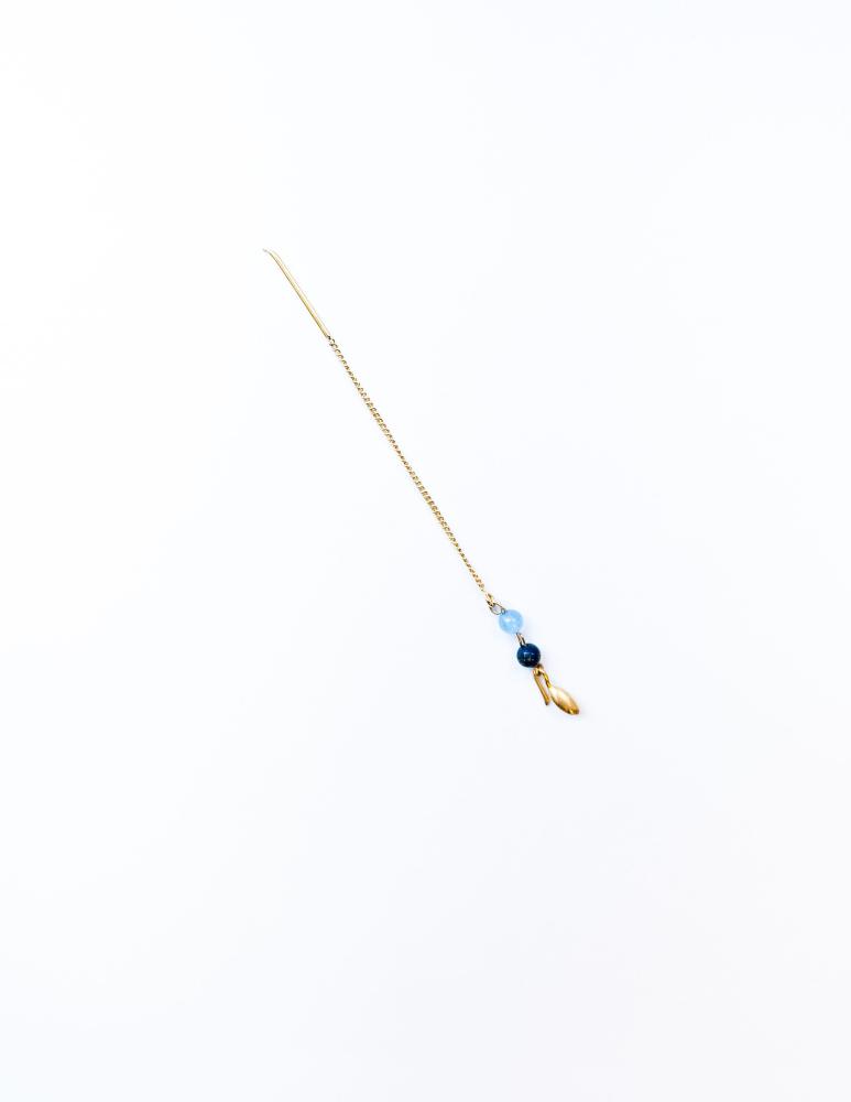 Aieya Blue - Earring (18k Goldplated)