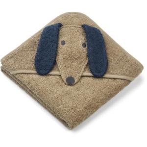 Albert Hooded Towel, Dog/Oat mix