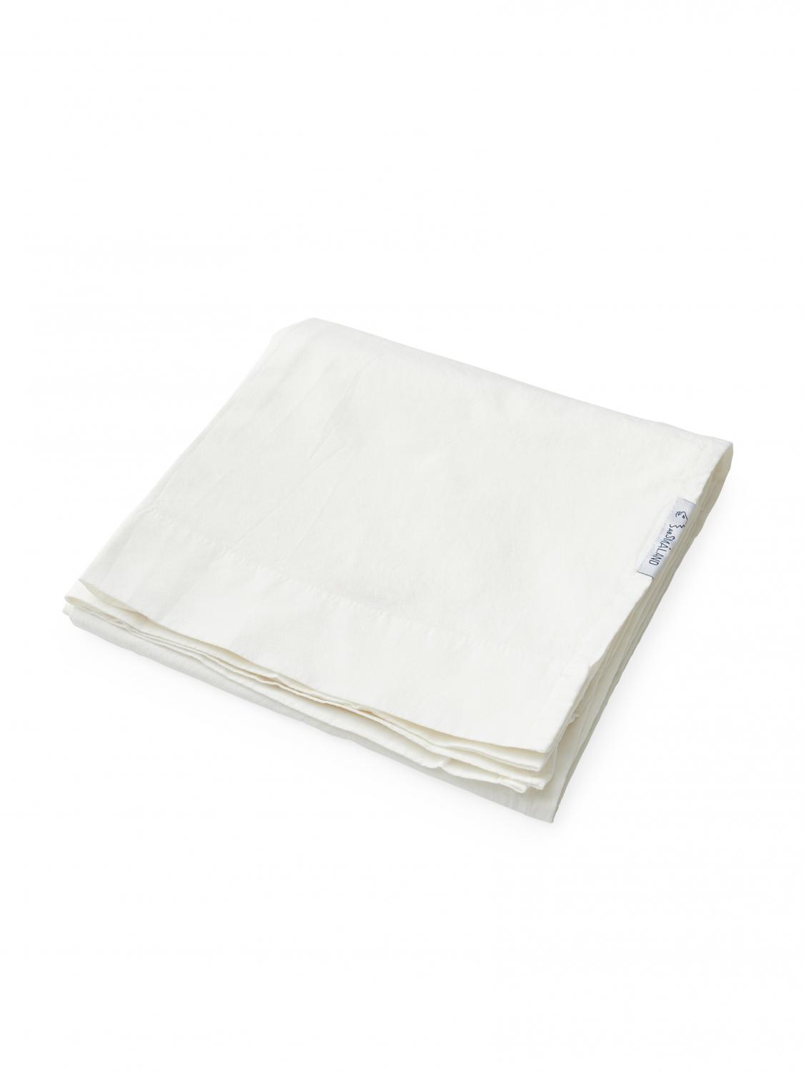 Baby Sheet Crinkle White