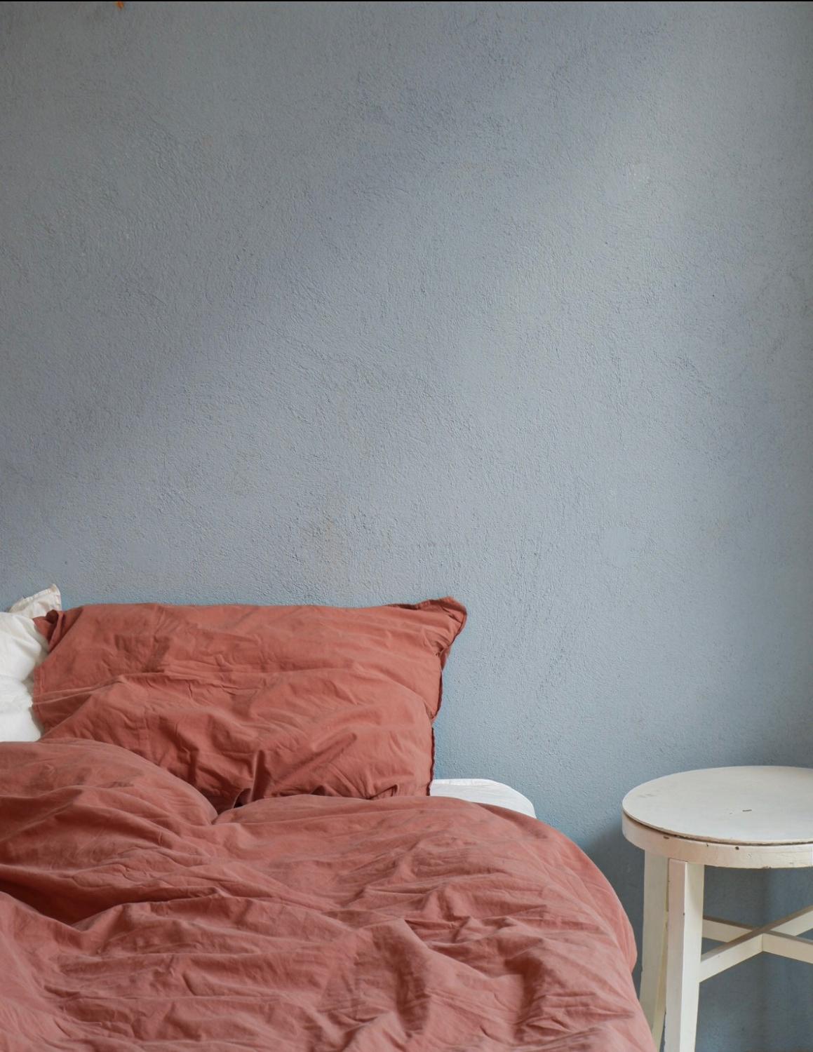 Duvet Cover Set Crinkle Terracotta Ab Smaland