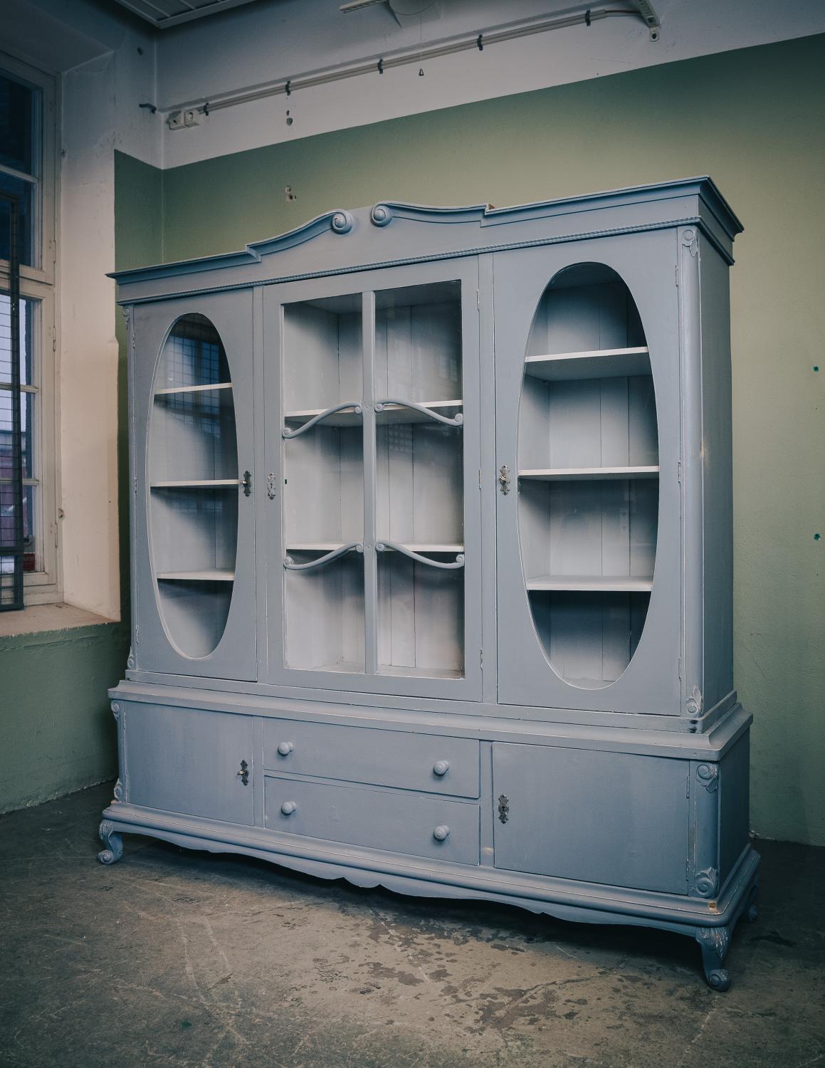 Blue Vintage Cabinet from the 1940s