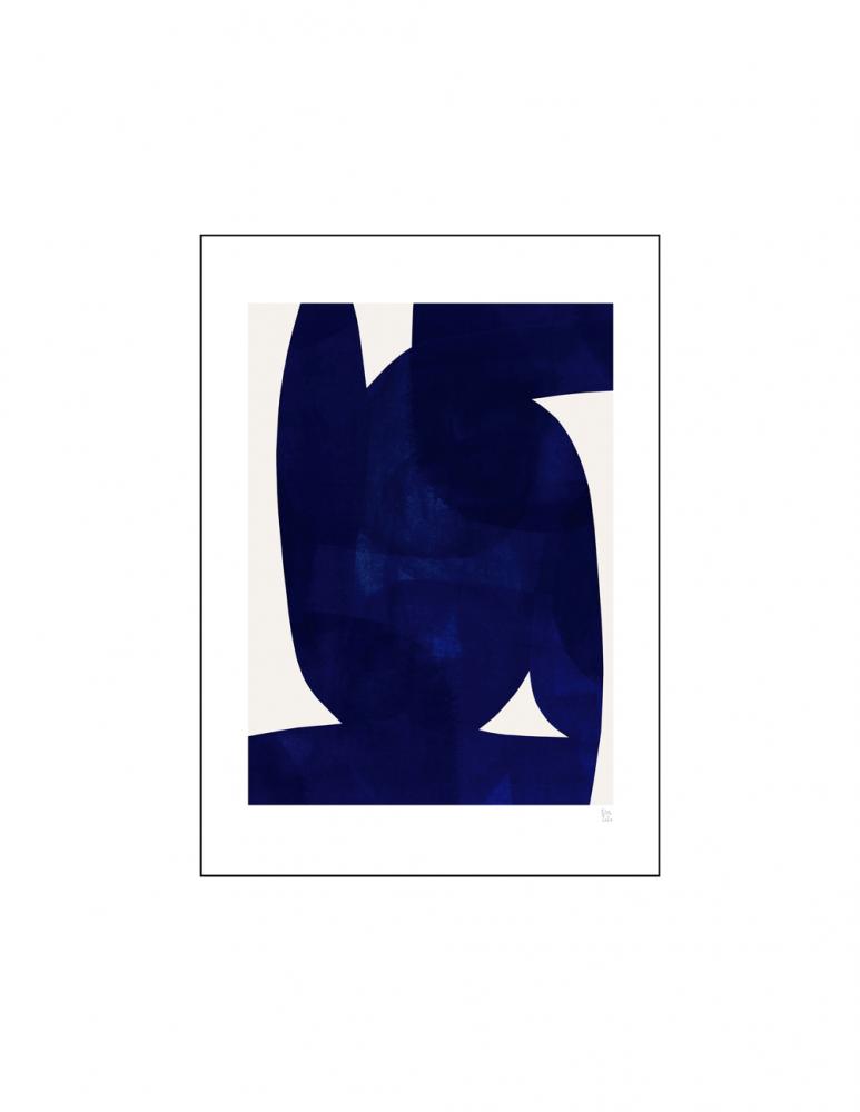 Blue Shape Poster 50x70cm