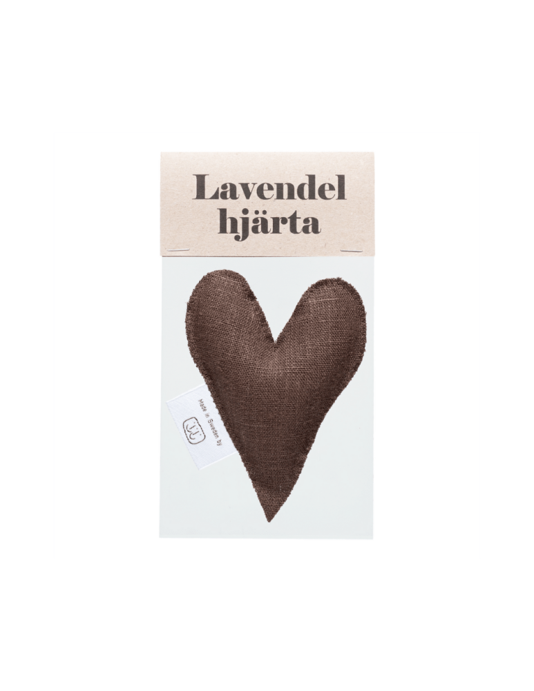Lavender Heart Brown