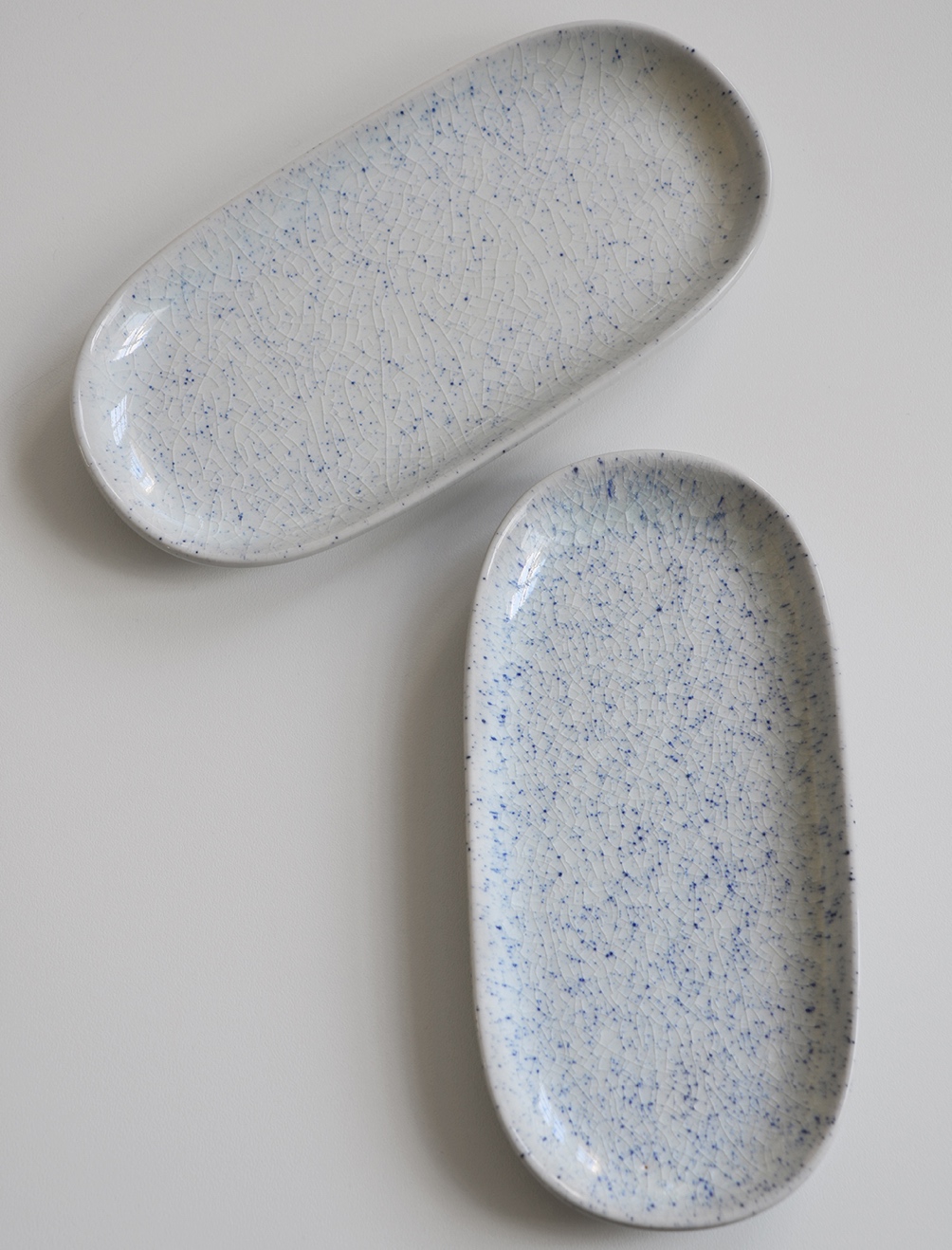 Pure Stain Blue Oval Plate 19,5cm