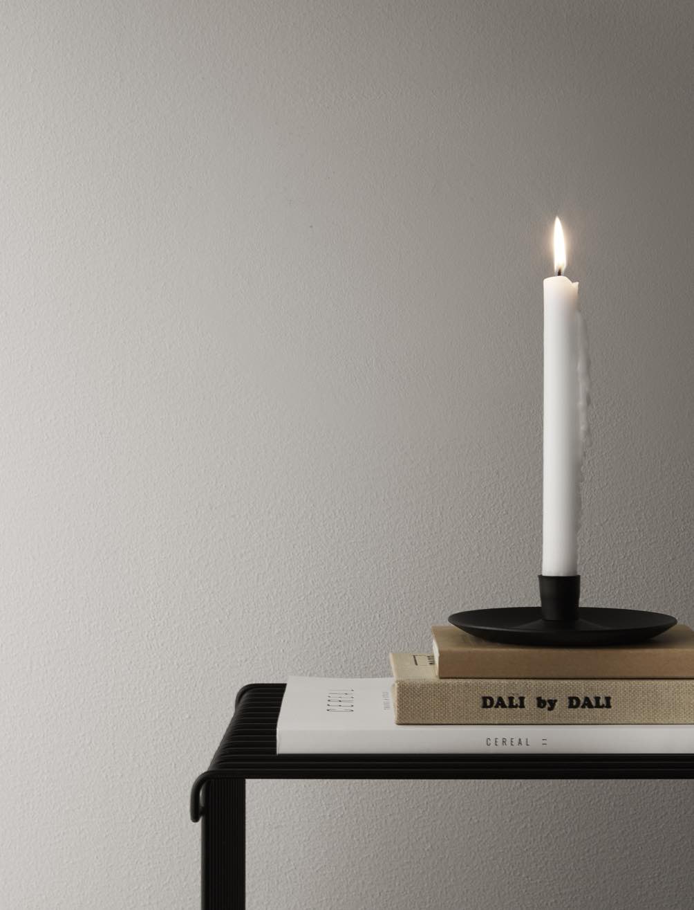 Candle Plate Black