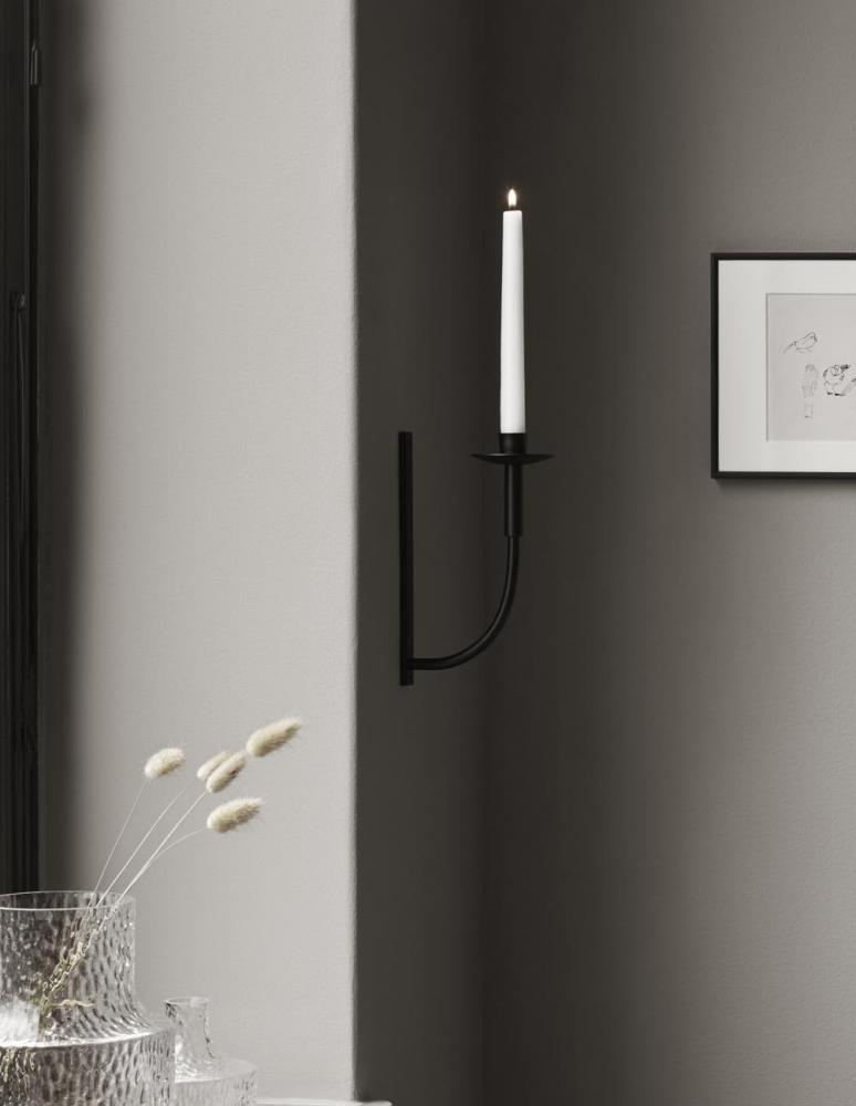 Candle Sconce Black