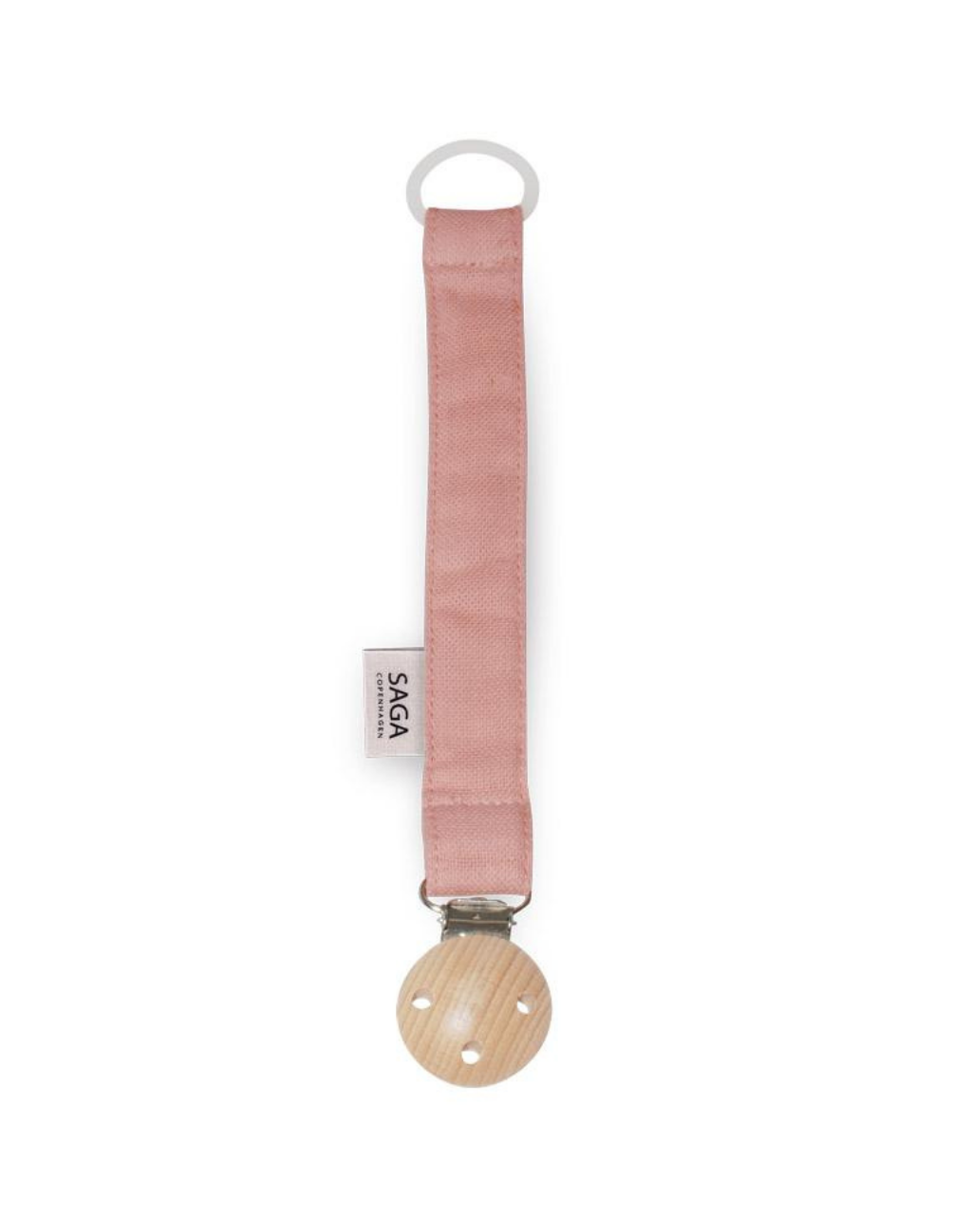 Pacifier Clip Blush Pink