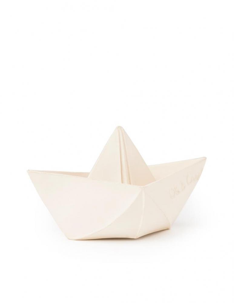 Origami Boat White