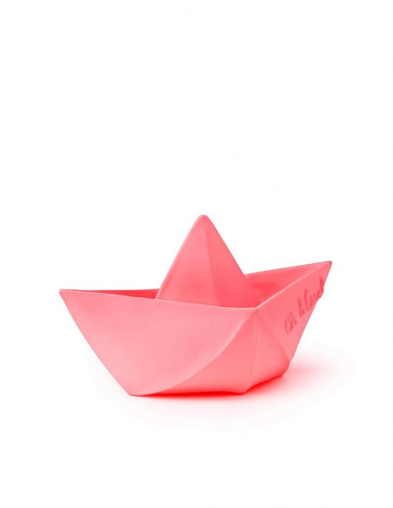 Origami Båt Rosa