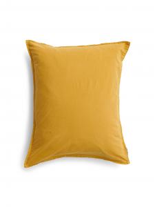 50x60cm Pillowcase Crinkle Mustard Gold