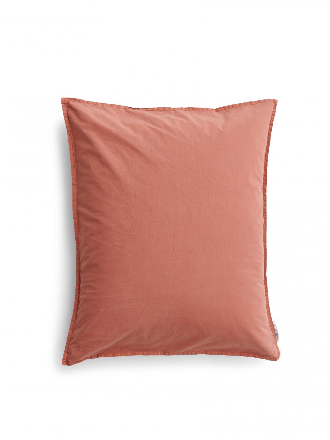 50x60cm Pillowcase Crinkle Terracotta