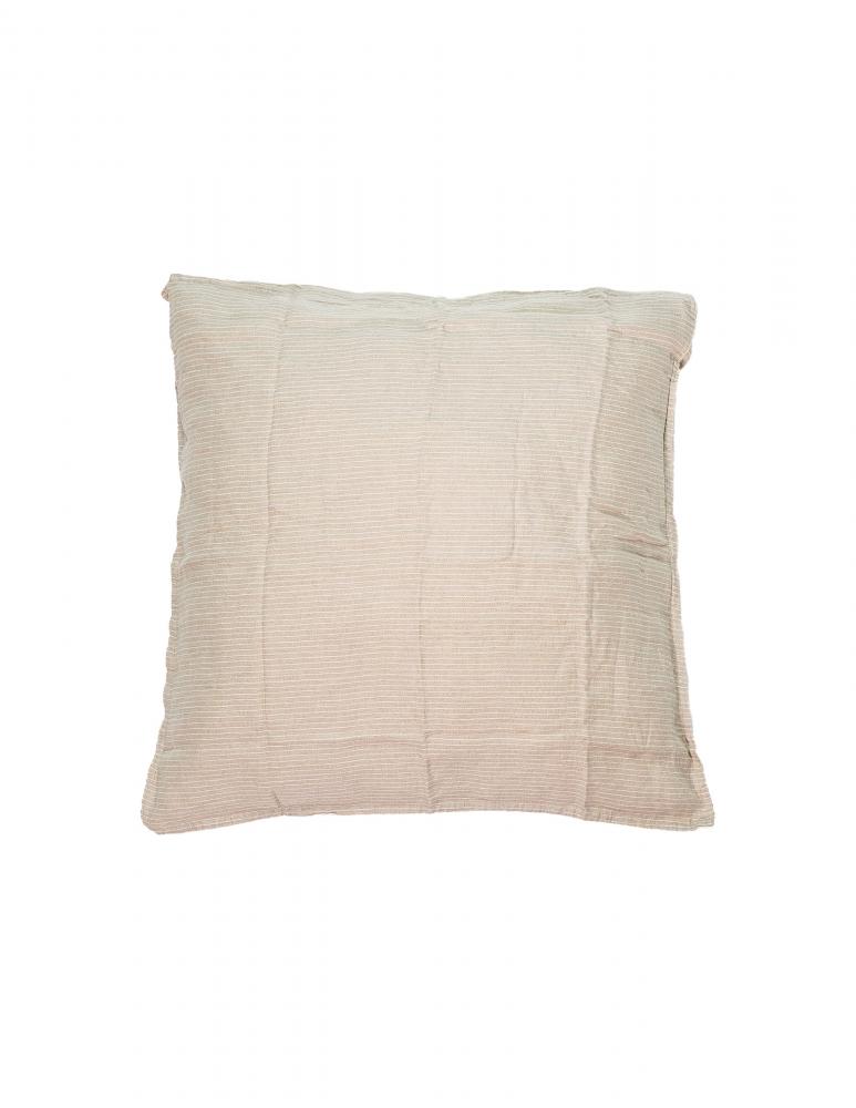 Cushion Cover Linen Pinstripe Natural/White