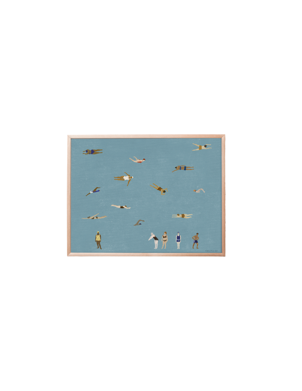 Poster Swimmers 40x50cm