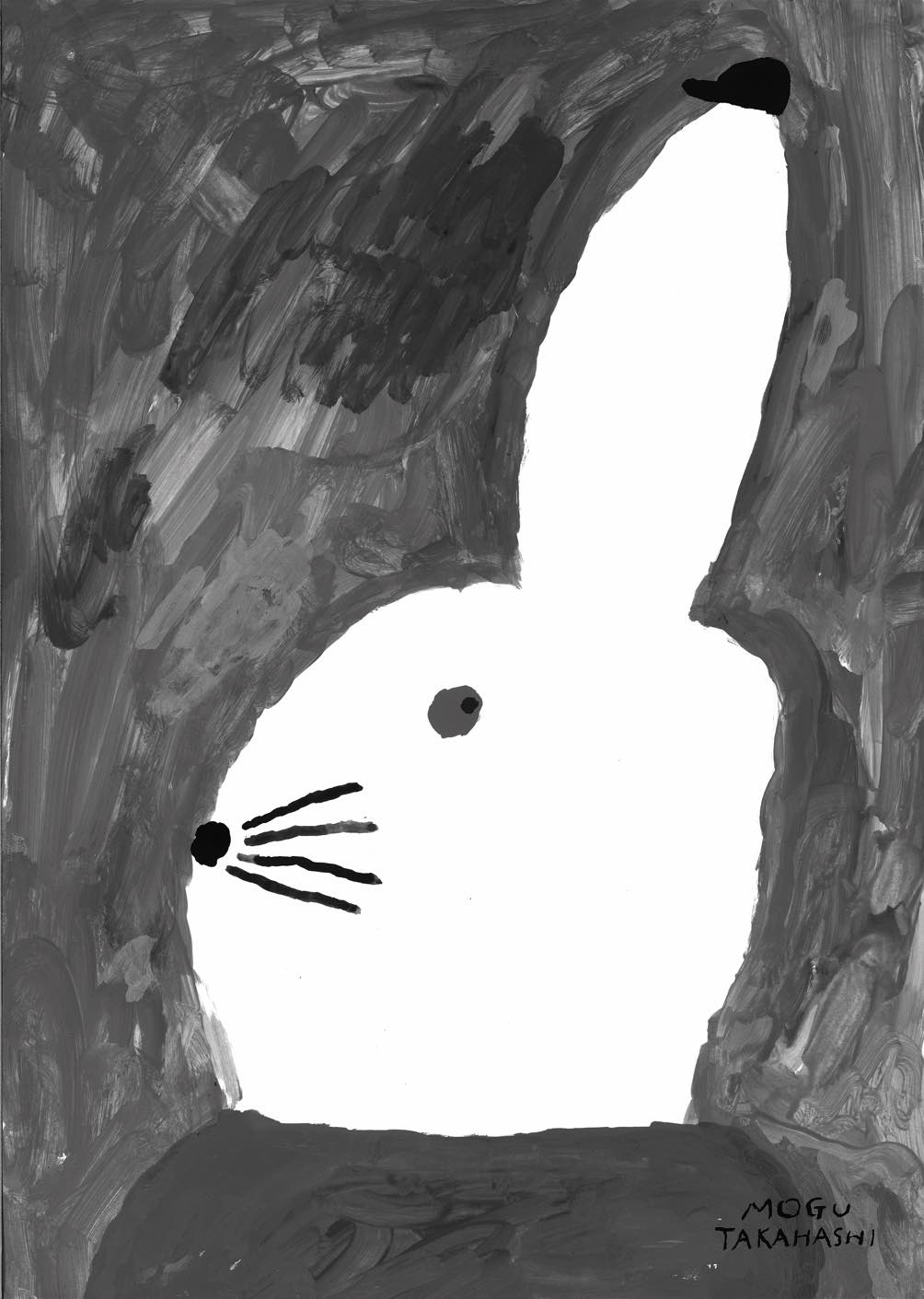 Rabbit whit small hat poster