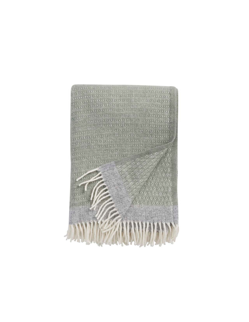 Harald Green/ Gray Wool Blanket