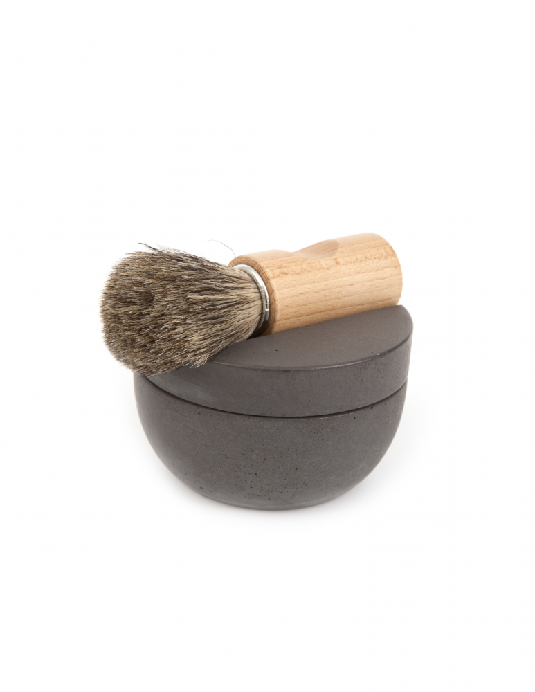 Shave Cup & Soap - Grey