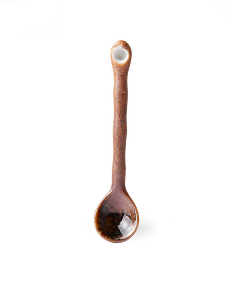 Japanese Ceramic Spoon Rust