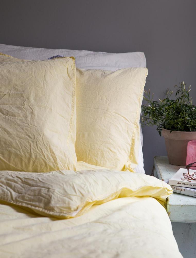 50x60cm Pillowcase Crinkle Spring Yellow