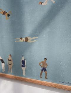 Swimmers Poster