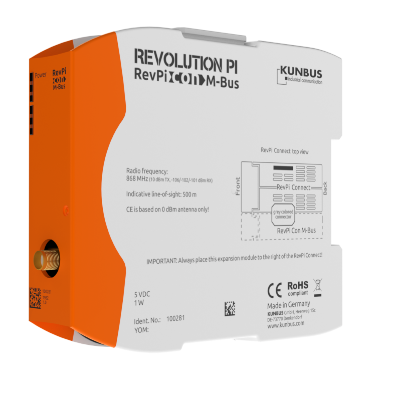 RevPi M-Bus 868 MHz Con Module