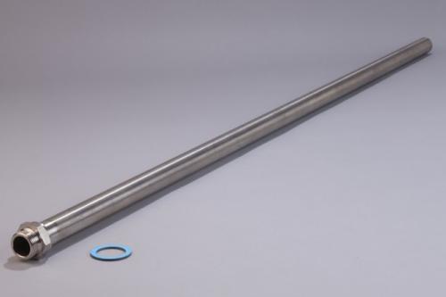 Sondrör 1 m SS till M&C gasuttag (max 600°C)