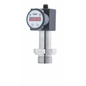 Tryckvakt & -transmitter SS m. display 4x7mm. 4-20 mA G1/2 PNP