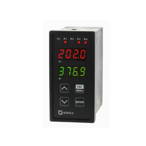 PID-regulator stående m. dubbeldisplay & universalingång