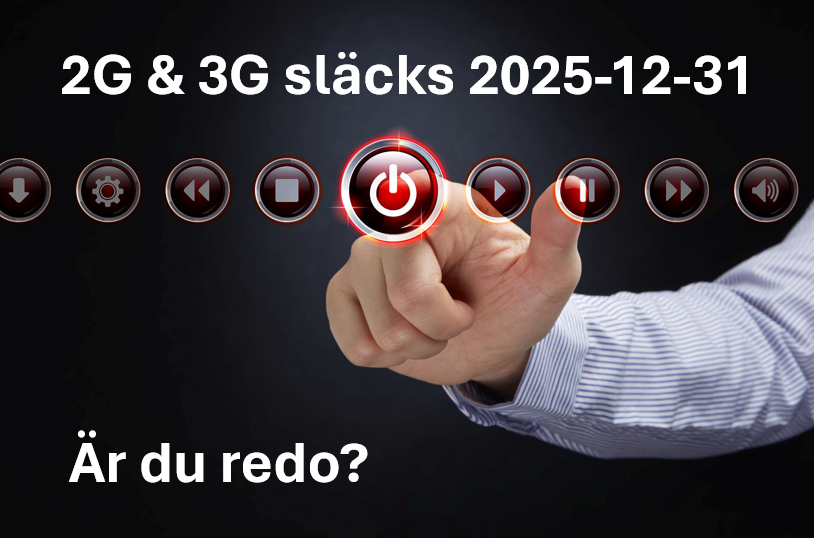 Nedsläckning av 2G- och 3G-näten