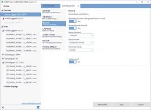 Comet Vision - programvara för Comet dataloggrar