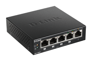 D-Link DGS-1005P 5-portars Gigabit PoE switch